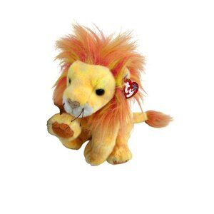 Ty Beanie Original Buddy Bushy Lion Vtg 2000 Stuffed Animal Plush Beanbag Toy